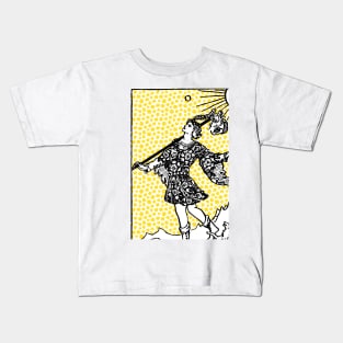 Modern Tarot Design - 0 The Fool Kids T-Shirt
